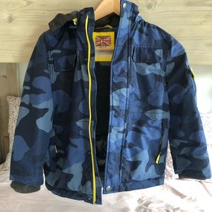 Mini Boden boys snow ski coat jacket 6 7